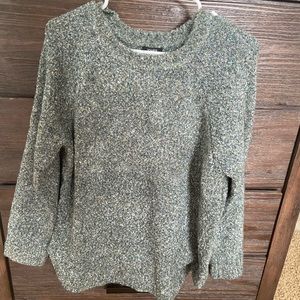 sweater blue and grey